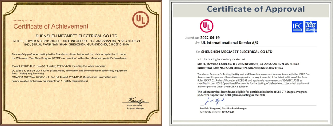 UL WTDP and CTF qualification